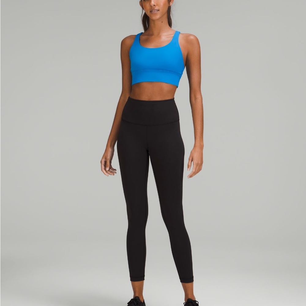 Lululemon Black Wunder Under High Rise Pant, Luxtreme Fabric, 25", Size 4